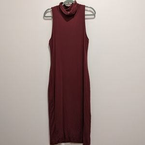 Fashion Nova 2X Mauve Stretch Dress